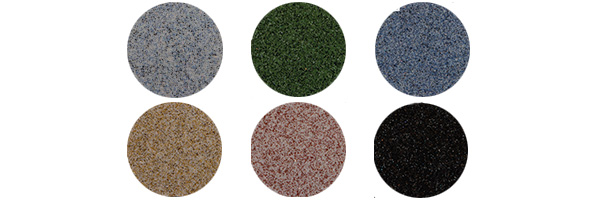 Gama de colores minerales